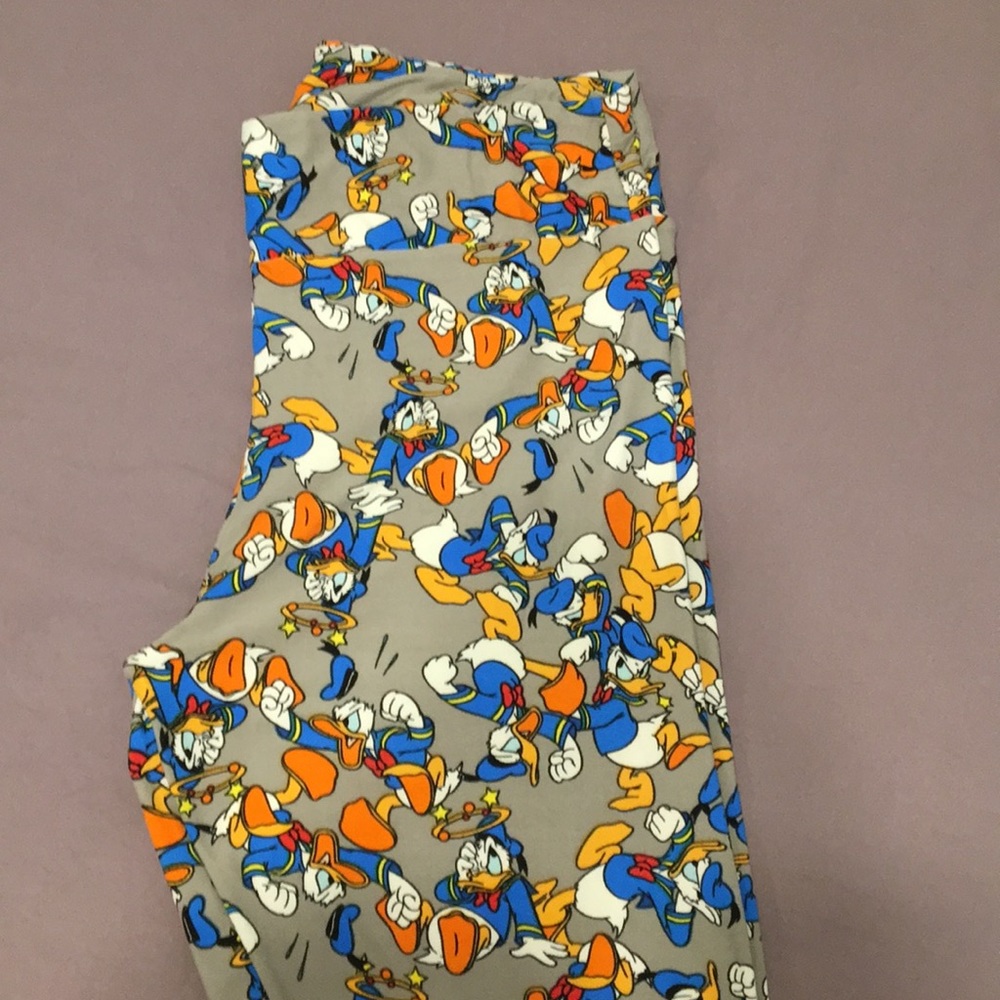 LuLaRoe Disney Donald Duck Leggings